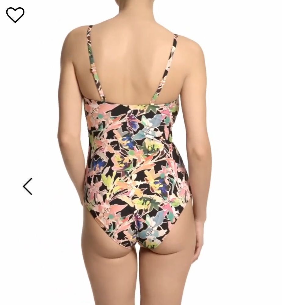 New HANKY PANKY Strapless Bandeau One-Piece Swimsuit Size Small - Picture 3 of 14
